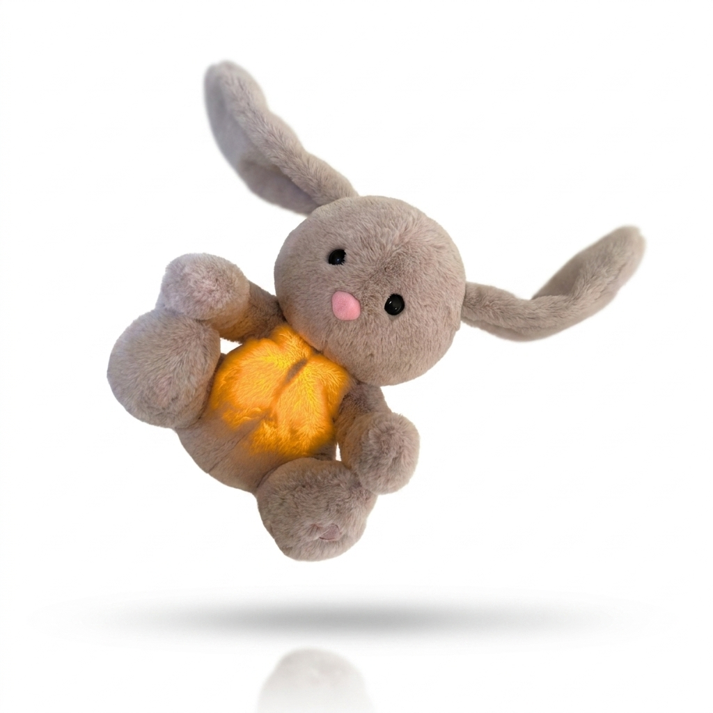 Cuddling Rabbit Breathing Plush